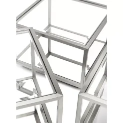 KARE Design Couchtisch Luigi Silber (4/Set)- Tische