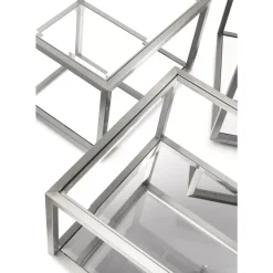 KARE Design Couchtisch Luigi Silber (4/Set)- Tische