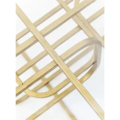 KARE Design Couchtisch Meander Gold 140X80Cm- Tische