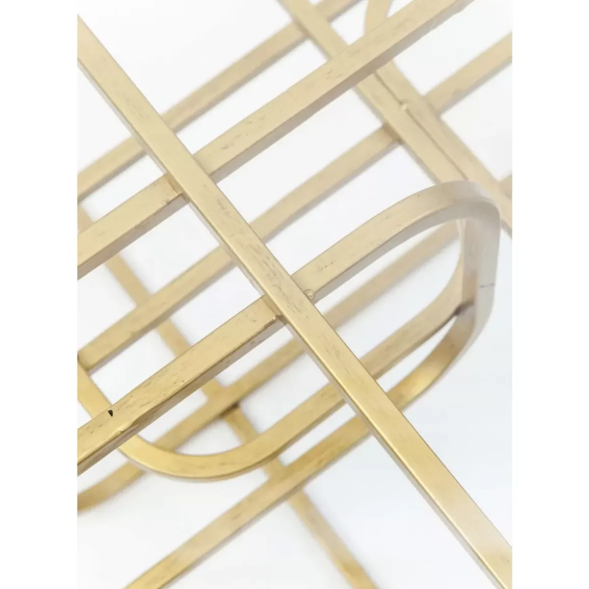 KARE Design Couchtisch Meander Gold 140X80Cm- Tische