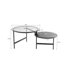 KARE Design Couchtisch Midnight- Tische