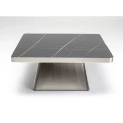KARE Design Couchtisch Miler Silber 80X80Cm- Tische