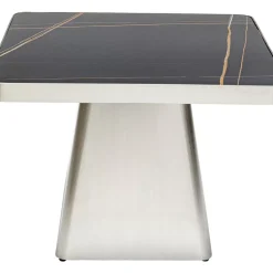 KARE Design Couchtisch Miler Silber 80X80Cm- Tische