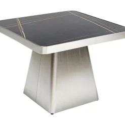 KARE Design Couchtisch Miler Silber 80X80Cm- Tische