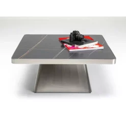 KARE Design Couchtisch Miler Silber 80X80Cm- Tische