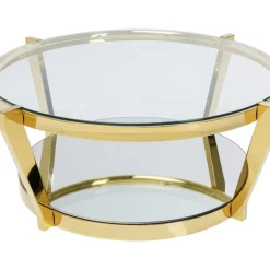 KARE Design Couchtisch Monocolo Gold O90- Tische