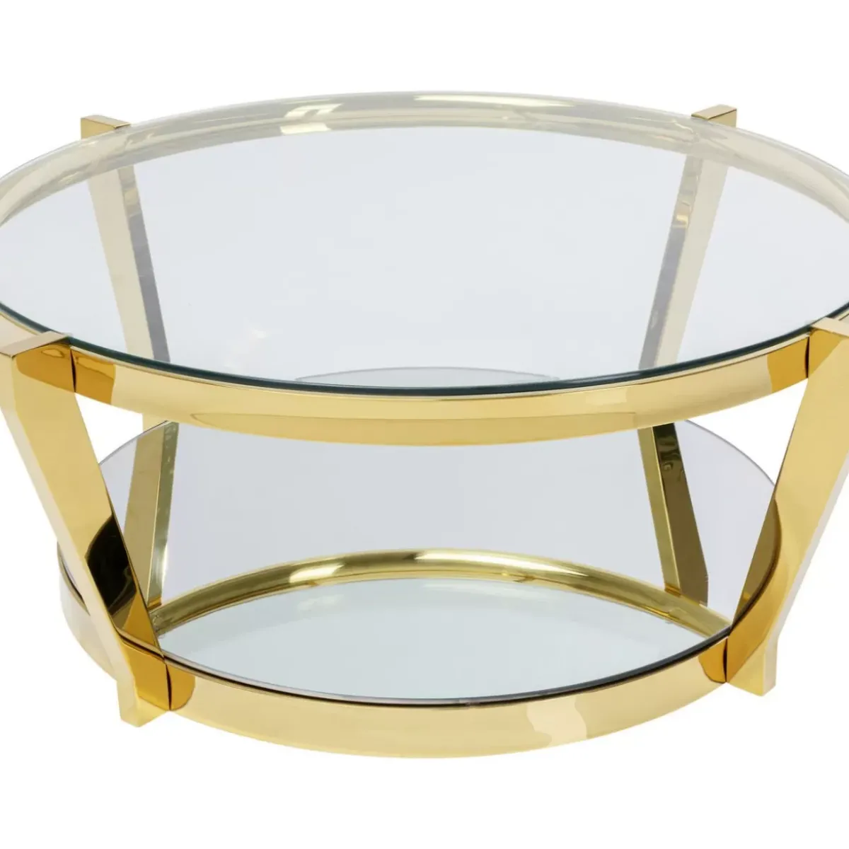 KARE Design Couchtisch Monocolo Gold O90- Tische