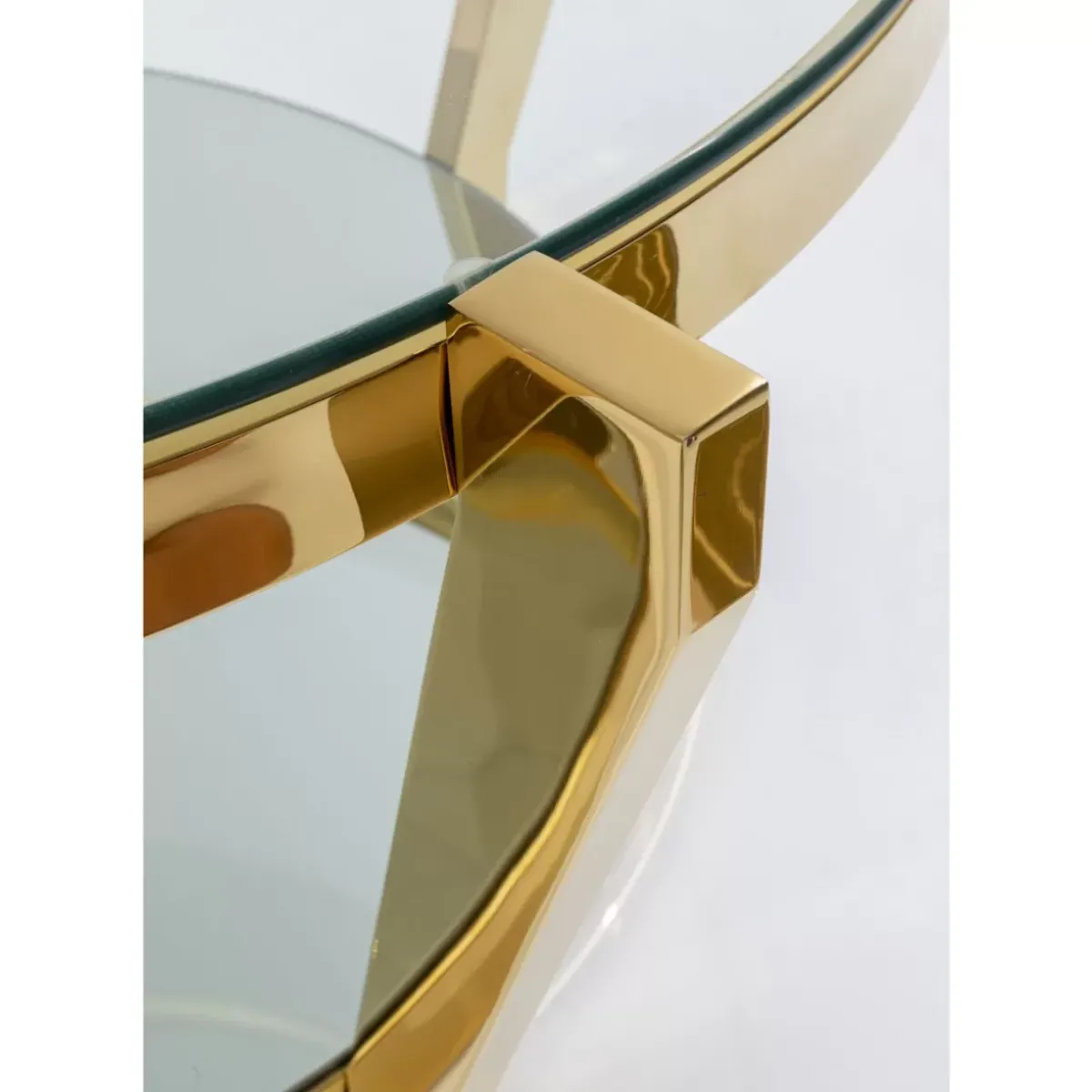 KARE Design Couchtisch Monocolo Gold O90- Tische