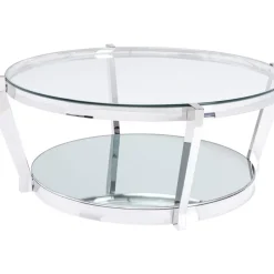 KARE Design Couchtisch Monocolo Silber O90- Tische