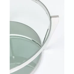 KARE Design Couchtisch Monocolo Silber O90- Tische