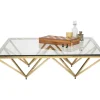 KARE Design Couchtisch Network Gold 105X105Cm- Tische