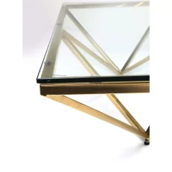 KARE Design Couchtisch Network Gold 105X105Cm- Tische