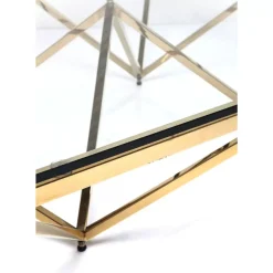 KARE Design Couchtisch Network Gold 105X105Cm- Tische
