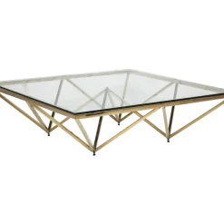 KARE Design Couchtisch Network Gold 105X105Cm- Tische