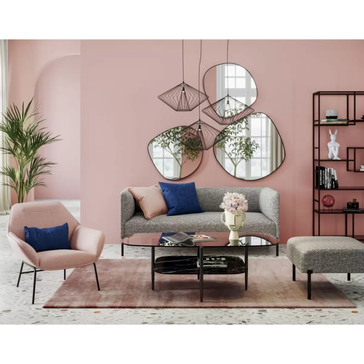 KARE Design Couchtisch Noblesse Oval 97X91- Tische