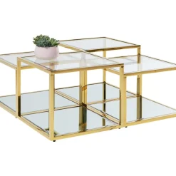 KARE Design Couchtisch Orion Gold (4/Set)- Tische