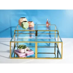 KARE Design Couchtisch Orion Gold (4/Set)- Tische