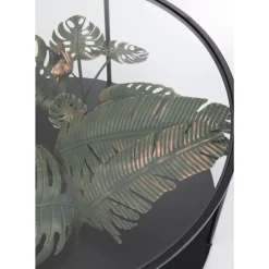 KARE Design Couchtisch Palms Schwarz O80Cm- Tische