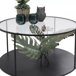 KARE Design Couchtisch Palms Schwarz O80Cm- Tische