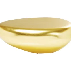 KARE Design Couchtisch Pebble Gold 122X96- Tische