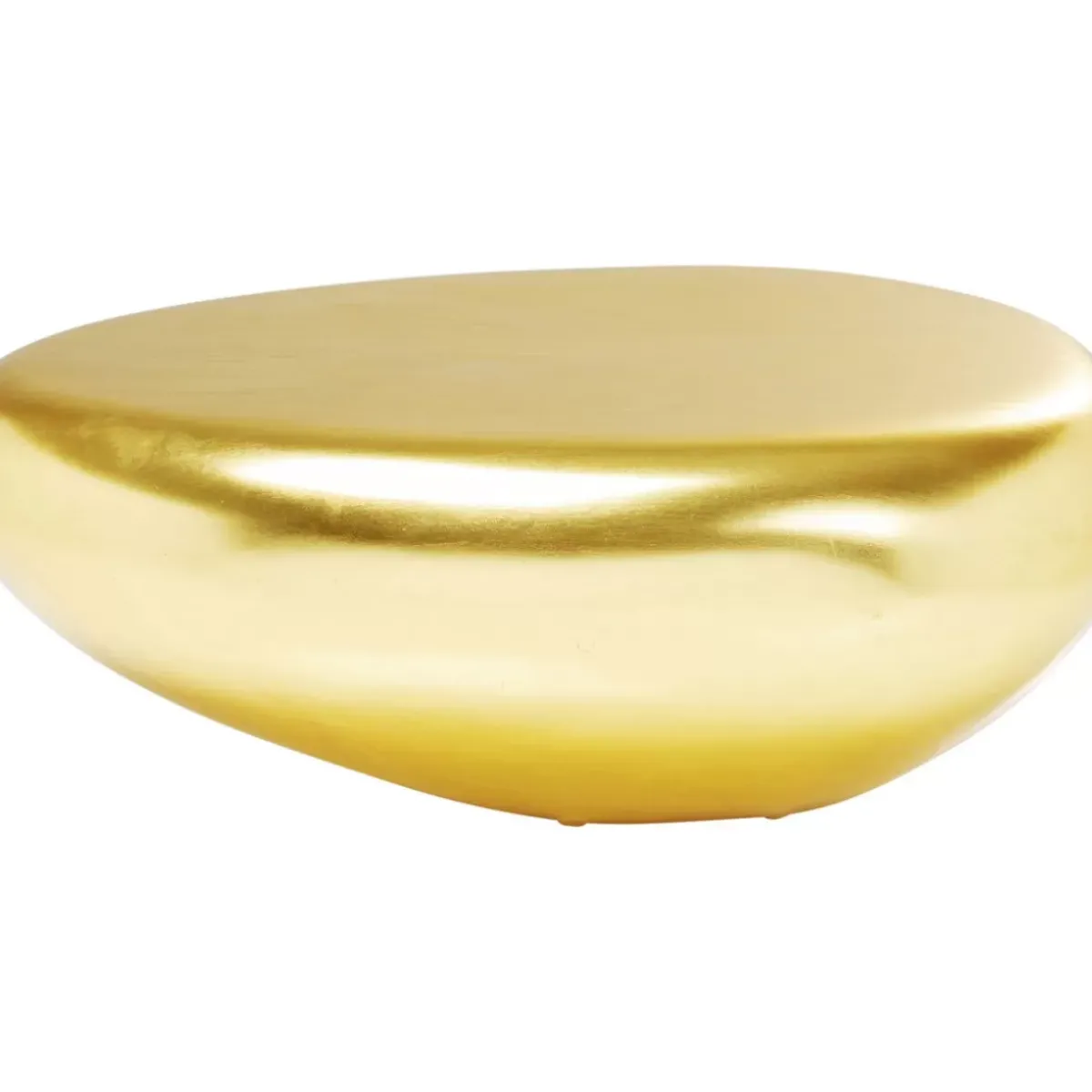 KARE Design Couchtisch Pebble Gold 122X96- Tische