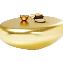 KARE Design Couchtisch Pebble Gold 122X96- Tische