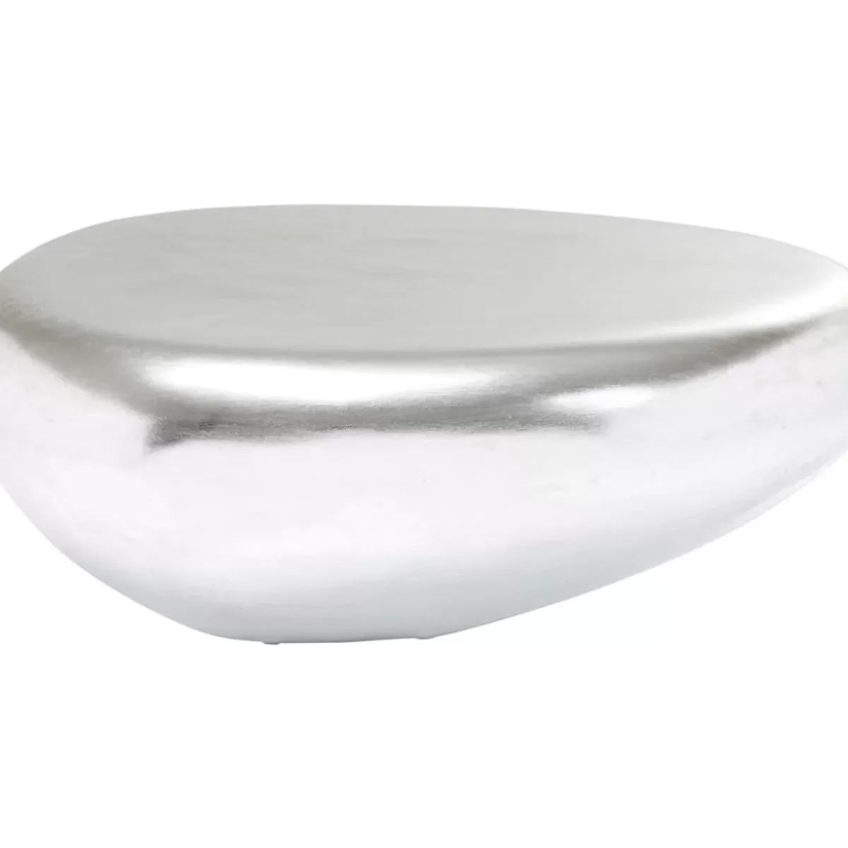 KARE Design Couchtisch Pebble Silber 122X96- Tische