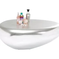 KARE Design Couchtisch Pebble Silber 122X96- Tische