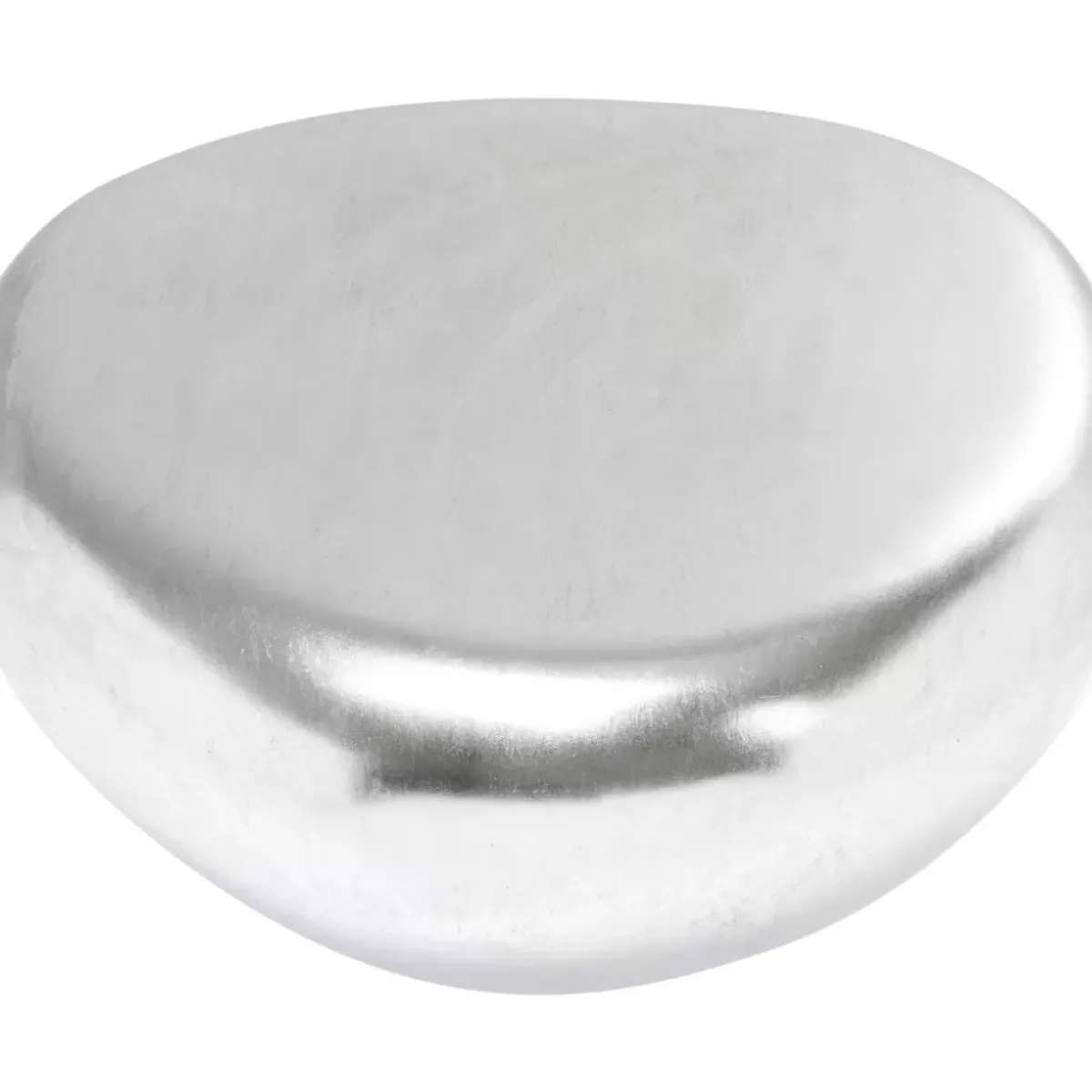 KARE Design Couchtisch Pebble Silber 122X96- Tische