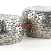 KARE Design Couchtisch Pebbles Deluxe Silber (2/Set)- Tische