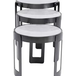 KARE Design Couchtisch Perelli Schwarz (3/Set)- Tische
