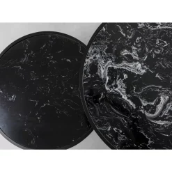 KARE Design Couchtisch Roma Schwarz (2/Set)- Tische