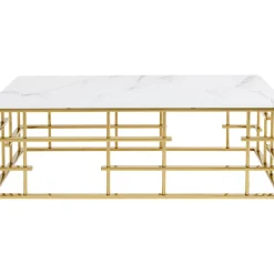 KARE Design Couchtisch Rome Gold 130X70Cm- Tische