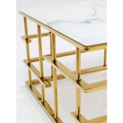 KARE Design Couchtisch Rome Gold 130X70Cm- Tische