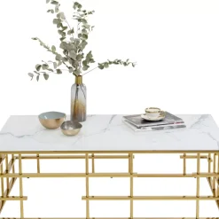 KARE Design Couchtisch Rome Gold 130X70Cm- Tische