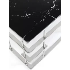 KARE Design Couchtisch Rome Silber 130X70Cm- Tische