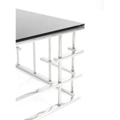 KARE Design Couchtisch Rome Silber 130X70Cm- Tische