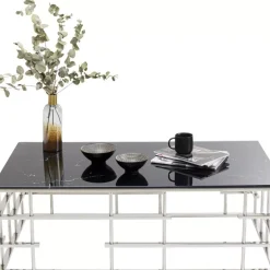 KARE Design Couchtisch Rome Silber 130X70Cm- Tische