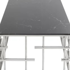 KARE Design Couchtisch Rome Silber 130X70Cm- Tische