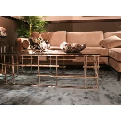 KARE Design Couchtisch Rome Silber 130X70Cm- Tische