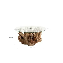 KARE Design Couchtisch Roots O100Cm- Tische