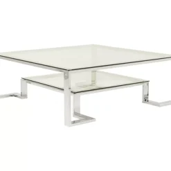 KARE Design Couchtisch Silver Rush 120X120Cm- Tische