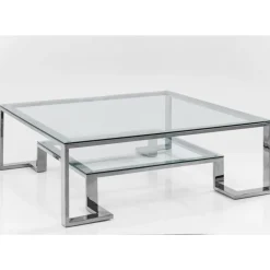 KARE Design Couchtisch Silver Rush 120X120Cm- Tische