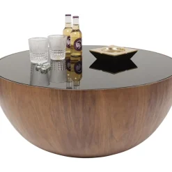 KARE Design Couchtisch Tear Drops Walnuss O80Cm- Tische