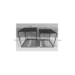 KARE Design Couchtisch Techno 2 (2/Set)- Tische