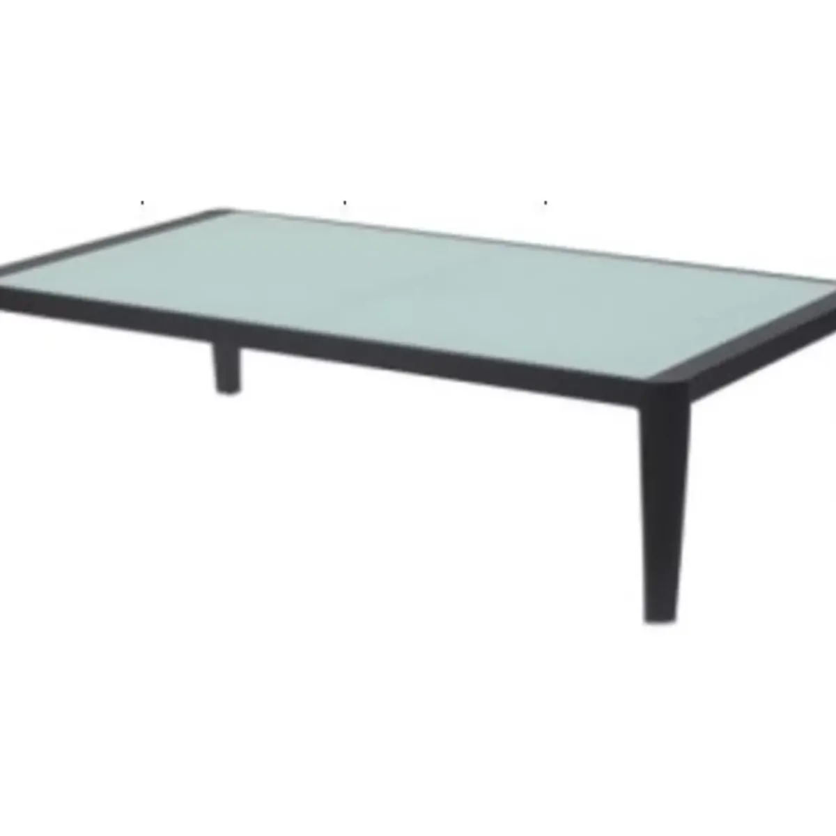 KARE Design Couchtisch Tiki Schwarz- Outdoormöbel