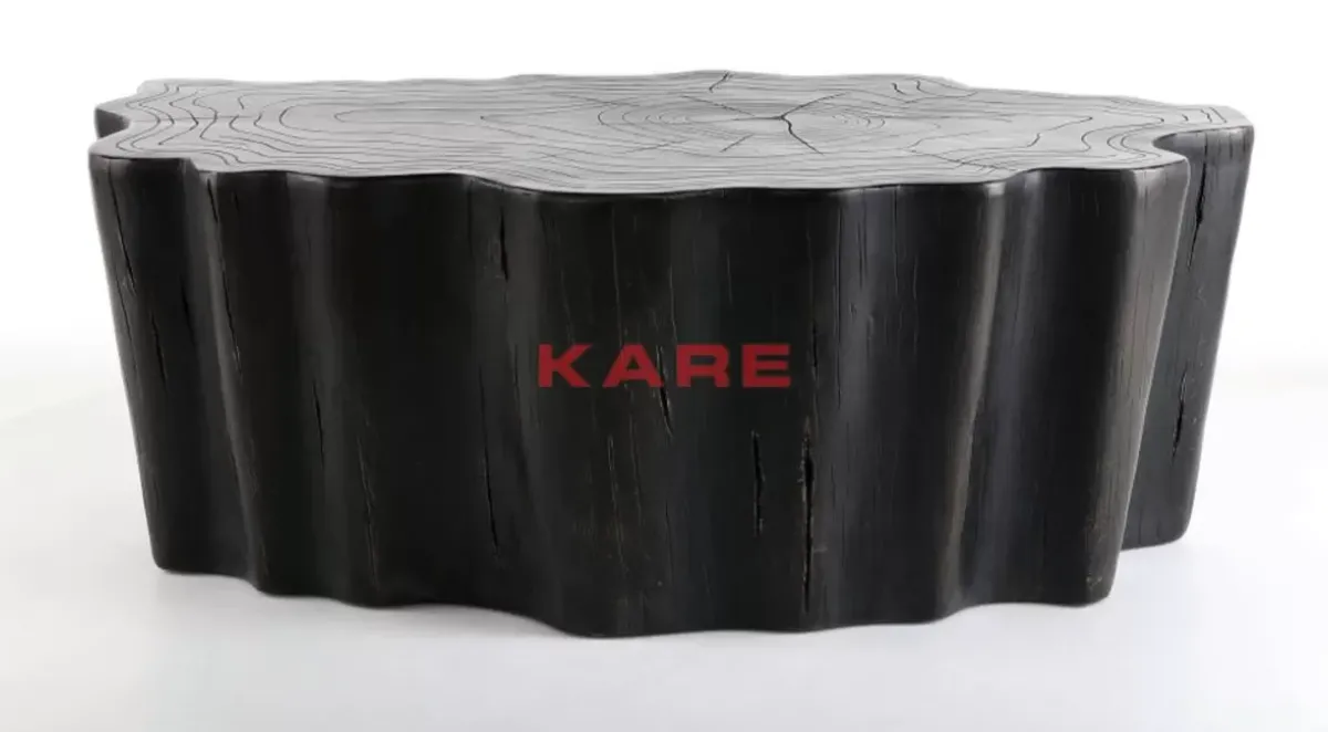 KARE Design Couchtisch Tree Stump Schwarz 119X68Cm- Tische