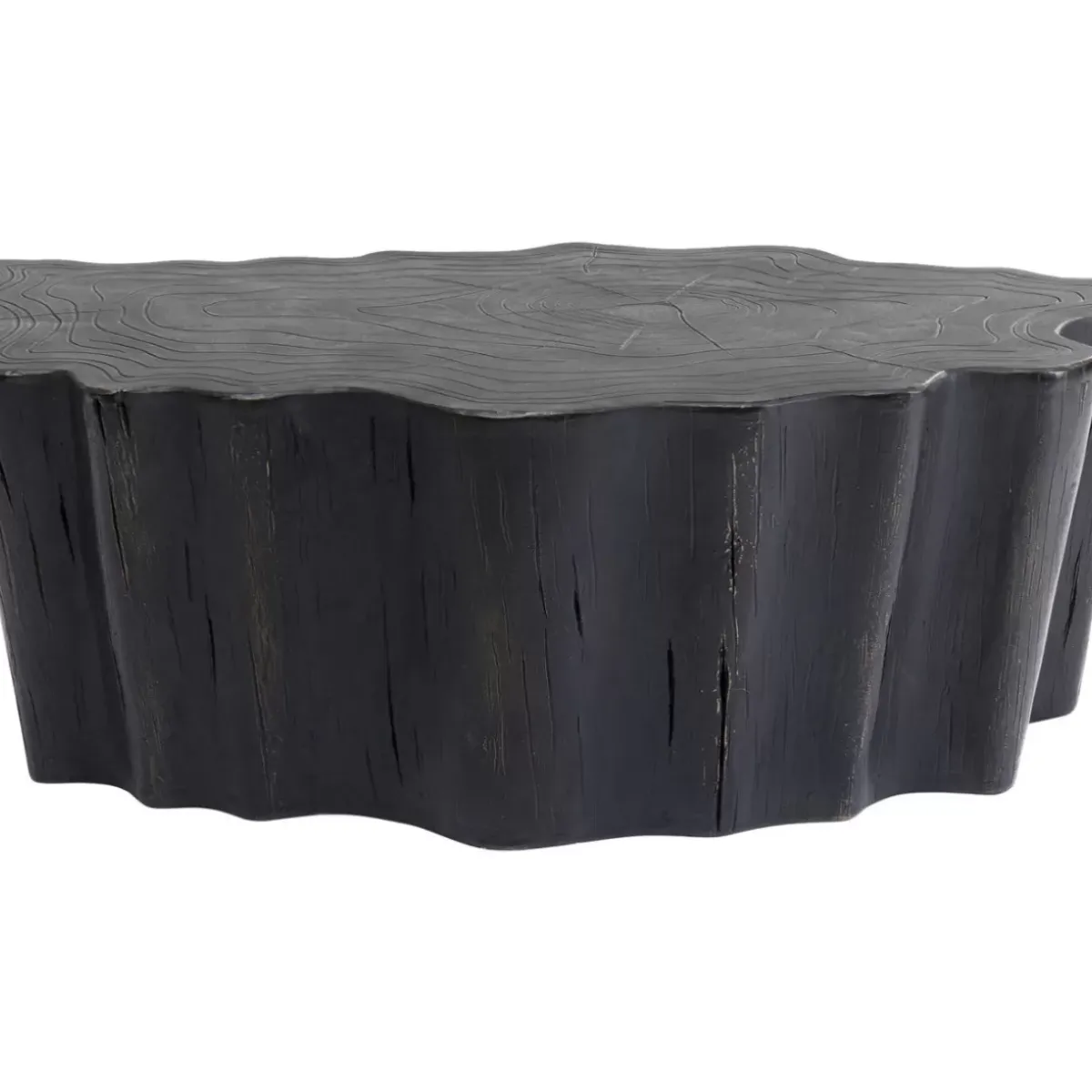 KARE Design Couchtisch Tree Stump Schwarz 119X68Cm- Tische