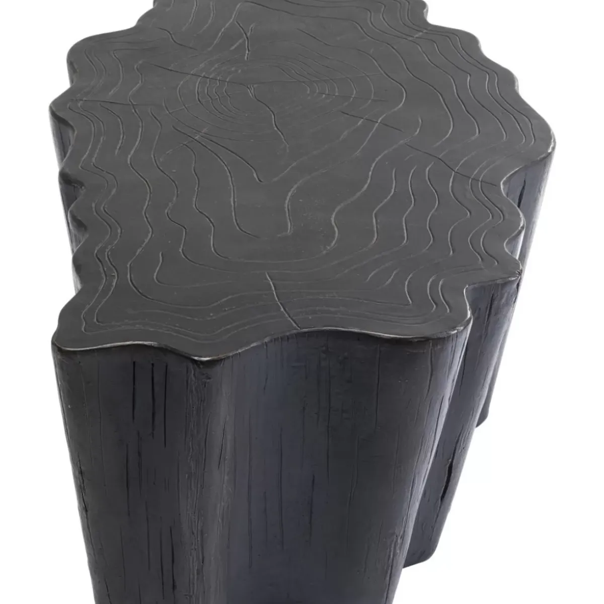 KARE Design Couchtisch Tree Stump Schwarz 119X68Cm- Tische