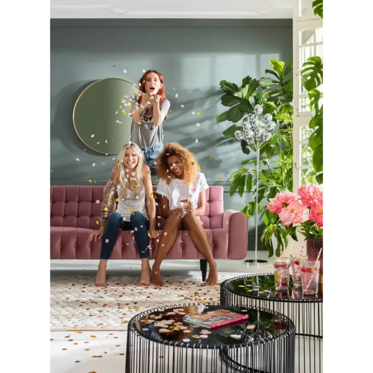 KARE Design Couchtisch Wire Black (2/Set)- Tische